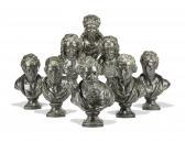 CHEERE John 1709-1787,Set of eight busts of male scholars,Christie's GB 2021-06-08