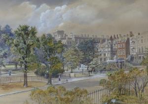 CHEESMAN William 1841-1910,London Park,1879,Gorringes GB 2022-07-25