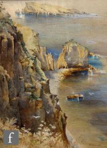 CHEESWRIGHT Ethel S 1874-1977,Cliffs at Sark,Fieldings Auctioneers Limited GB 2023-07-20