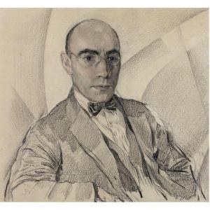 CHEKHONIN Sergei Vasil'evic 1878-1936,PORTRAIT OF MIRON SHERLING,1928,Sotheby's GB 2010-11-30