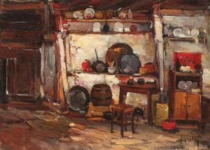 CHELLER JEAN 1911-1952,Rustic Interior,Artmark RO 2017-11-02