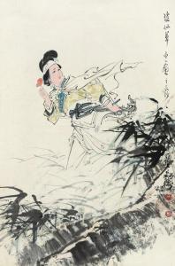 CHEN BAOYI 1893-1945,LADY AND LANDSCAPE,China Guardian CN 2015-09-19