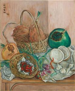 CHEN Georgette 1907-1992,Coconuts and chilies,1973,Sotheby's GB 2023-10-05