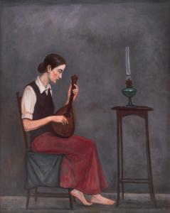 CHEN JINGRONG 1934,The Girl Playing Mandolin,2003,Ravenel TW 2013-06-02