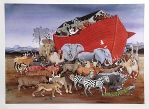 CHEN TONY 1929,Noah's Ark,1988,Ro Gallery US 2024-03-23