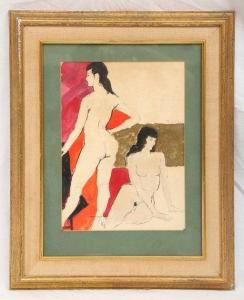 CHEN TONY 1929,stylized nude women,Kaminski & Co. US 2020-01-26