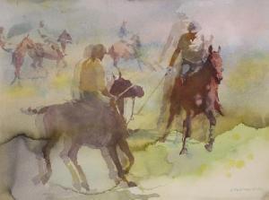 CHEN YAN NING 1945,POLO PLAYERS,Woolley & Wallis GB 2018-11-13