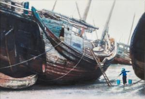 CHEN YIMING 1951,Harbour,1987,Sotheby's GB 2021-06-08