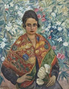 CHENARD HUCHÉ Georges,Femme au châle,1929,Artcurial | Briest - Poulain - F. Tajan 2022-06-09