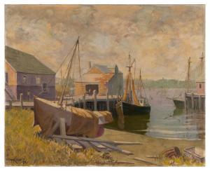 CHENEY Harold W 1889-1946,Harbor view,Eldred's US 2022-11-03