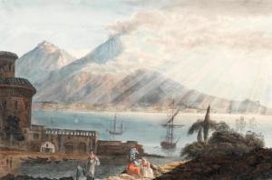 CHENEY Harriet 1771-1848,The sun breaking through clouds over the Bay of Na,Bonhams GB 2021-03-03
