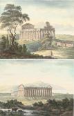 CHENEY Harriet 1771-1848,The Temple of Paestum, Naples,Christie's GB 2005-10-12