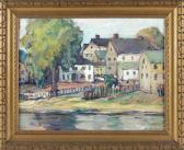 CHENEY Russell 1881-1945,A New England coastal scene, likely Maine,Eldred's US 2019-04-05