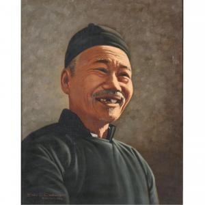 CHENG David 1900-1900,male portrait,1963,Ripley Auctions US 2025-03-22