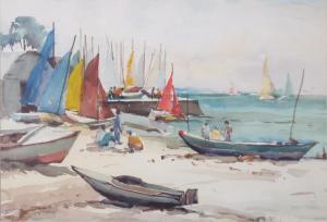 CHENG HOE LIM 1912-1979,The Royal Singapore Yacht Club,1963,Larasati ID 2023-04-01