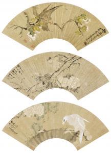 CHENG ZHU 1826-1900,Flowers and Birds,1874,Christie's GB 2022-02-28