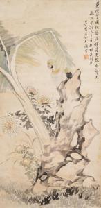 CHENG ZHU 1826-1900,Parrot and Chrysanthemum,Bonhams GB 2024-04-17