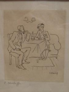 CHENTOFF Polia 1896-1933,Domestic Scene,Hampstead GB 2014-09-18