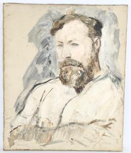 CHENTOFF Polia,portrait of Robert Gibbings (Irish artist and auth,Burstow and Hewett 2023-01-25