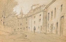 CHENU Fleury 1833-1875,Rue de village,Etienne de Baecque FR 2021-06-23