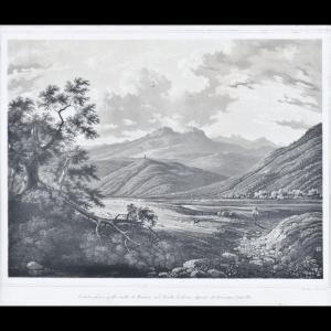CHERBUIN L 1810-1875,Veduta presa nella valle di Merano nel Tirolo,Von Morenberg IT 2014-07-05