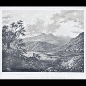 CHERBUIN L 1810-1875,Veduta presa nella valle di Merano nel Tirolo Tede,Von Morenberg IT 2015-01-24