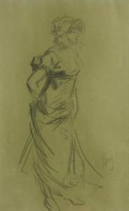CHERET Jules 1836-1932,Femme debout,Millon & Associés FR 2015-11-20