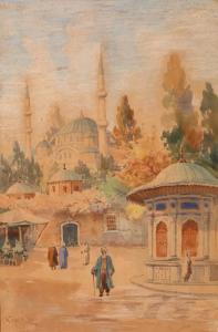 Cherif,Vue d'Istanbul,1920,Tajan FR 2010-11-29