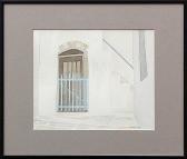 CHERK Sandra 1900-1900,Blue Gated Door,2000,Clars Auction Gallery US 2013-06-15