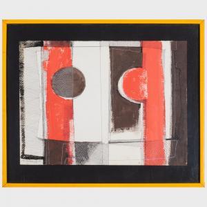 CHERMAYEFF SERGE 1900-1995,Red and Black,1988,Stair Galleries US 2022-09-15