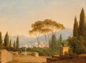 CHERNETSOV Nikanor Grigorevich 1805-1879,Rome, Villa d\’Este in Tivoli,Palais Dorotheum 2019-10-23