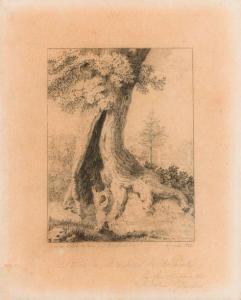 CHERNIER J.F 1822,Paysage au grand arbre,Delorme-Collin-Bocage FR 2018-12-12