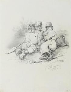 CHERNYSHEV ALEXEI FILIPPOVICH 1824-1863,Peasants resting,Christie's GB 2008-11-26