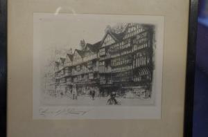 CHERRY Edward J 1900-1900,Elizabethan Houses, Holborn,Stride and Son GB 2018-02-02