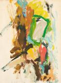 CHERRY Herman J. 1909-1992,Abstraction,1960,Swann Galleries US 2023-11-30