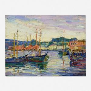 CHERRY Kathryn 1880-1931,View of Gloucester Harbor,1920,Rago Arts and Auction Center US 2020-09-23