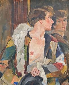 CHERUBINI Carlo 1897-1978,Femme au miroir,Saint Germain en Laye encheres-F. Laurent FR 2025-04-19