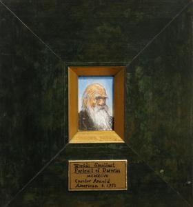 CHESTER ARNOLD 1952,World's Smallest Portrait of Darwin,1997,Clars Auction Gallery US 2020-04-19