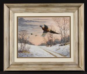CHESTER Mark 1960,'Winter Flight Pheasants',Wilkinson's Auctioneers GB 2022-10-08