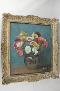 CHESTON Charles Sidney 1882-1960,floral still life with paperweight,Henry Adams GB 2018-10-10