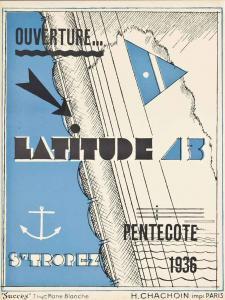 CHEVAL Henri Georges 1897-1976,OUVERTURE... LATITUDE 43, ST TROPEZ,Christie's GB 2014-06-18
