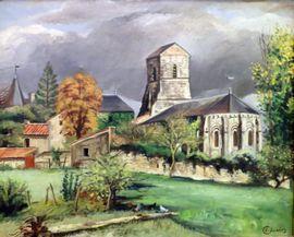 CHEVALIER Etienne,Eglise romane de Saint Léger dans le Poitou,1956,Marambat-Camper 2021-02-11