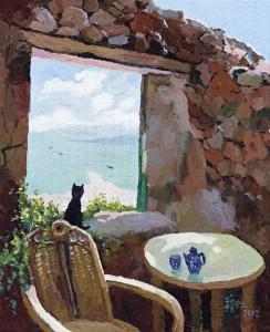 CHI HONG 1943,Beyond the Window,2012,Christie's GB 2016-05-29