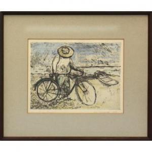 CHIAPPELLI Aldo 1907-1972,Uomo con bicicletta,1952,Il Ponte Casa D'aste Srl IT 2020-09-28