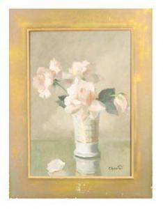 CHICOTOT 1800-1900,Vase aux roses,1993,Millon & Associés FR 2021-11-18