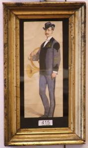 CHIERICI Gaetano 1838-1920,Suonatore di corno,Finarte IT 2006-04-05