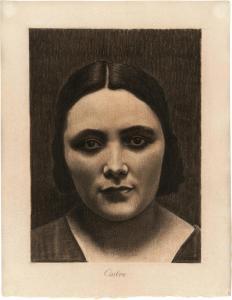 CHIESA Pietro 1876-1959,"Ombre" (Portrait de Femme),Galerie Bassenge DE 2021-06-11