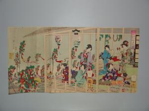 Chikanoku KUNIMASA,triptyque,1887,Neret-Minet FR 2008-09-19