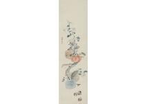CHIKUDEN Tanomura 1777-1835,Fruits and Flowers of Autumn,Mainichi Auction JP 2019-03-09