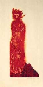 CHILDS Bernard 1910-1985,Femme en rouge (Déesse du volcan),1970,De Maigret FR 2023-07-07